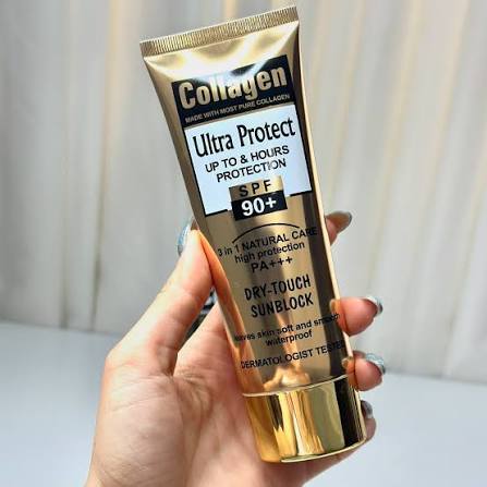 کرم ضد آفتاب کلاژن  SPF90 - رنگی و بی‌رنگ | محافظت و روشن‌کنندگی